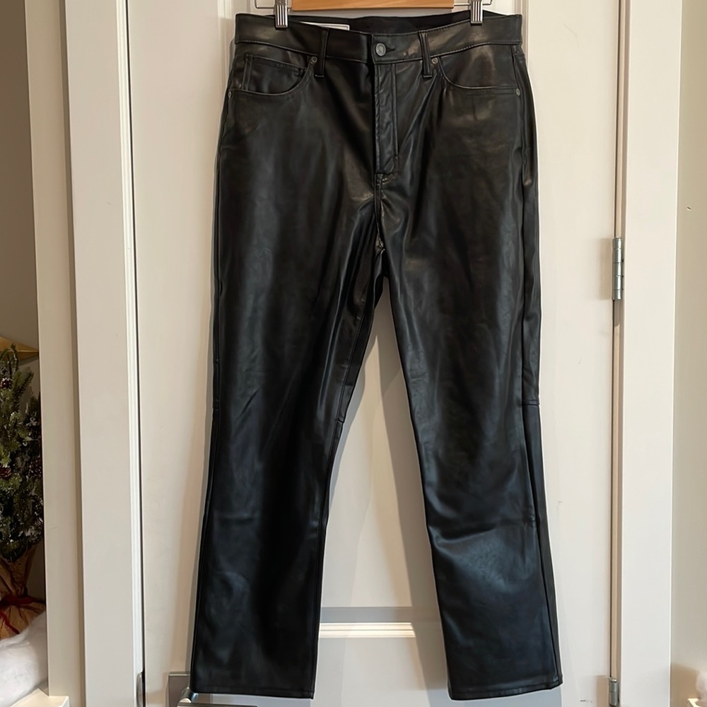 High Rise Vegan Leather